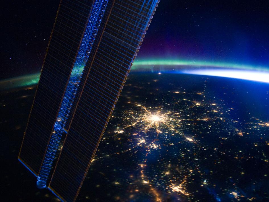 Lights at Night: Moscow from Space
